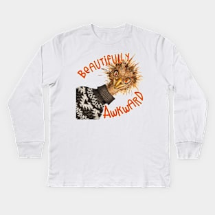 Beautifully Awkward Kids Long Sleeve T-Shirt